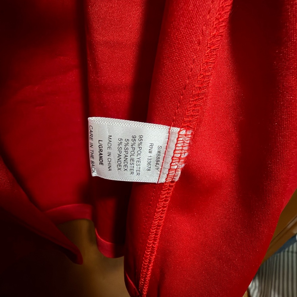 Red Trench Coat - Picture 4 of 5
